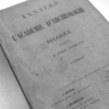 Accès au contenu des Annales de l'Académie royale d'Archéologie